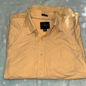 american eagle button up